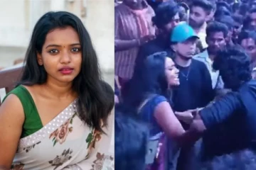 தனுஷ் ரசிகர் பாலியல் சீண்டல் செய்தாரா...? தர்ம அடி கொடுத்த இளம் நடிகை...!!