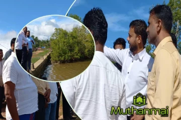 கிண்ணியாவில் பால நிர்மாணம்! போக்குவரத்துக்கான மாற்று வழி