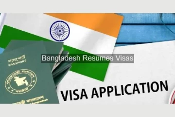  இந்தியாவில் விசா சேவைகளை மீண்டும் தொடங்கிய பங்களாதேஷ்
