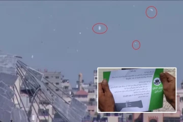 காசா முழுவதும் பறந்த துண்டு பிரசுரங்கள்: பாலஸ்தீன மக்களுக்கு விடுக்கப்பட்ட வித்தியாசமான எச்சரிக்கை