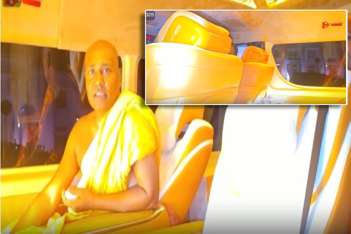 துறவி என கூறிக்கொண்டு பலகோடி ரூபாய் சொகுசு வாகனத்தில் பிக்கு: சமூக வலைத்தள காணொளியால் சர்ச்சை | Samanthabhadra Thero In A Luxury Vehicle துறவி என கூறிக்கொண்டு பலகோடி ரூபாய் சொகுசு வாகனத்தில் பிக்கு: சமூக வலைத்தள காணொளியால் சர்ச்சை | Samanthabhadra Thero In A Luxury Vehicle