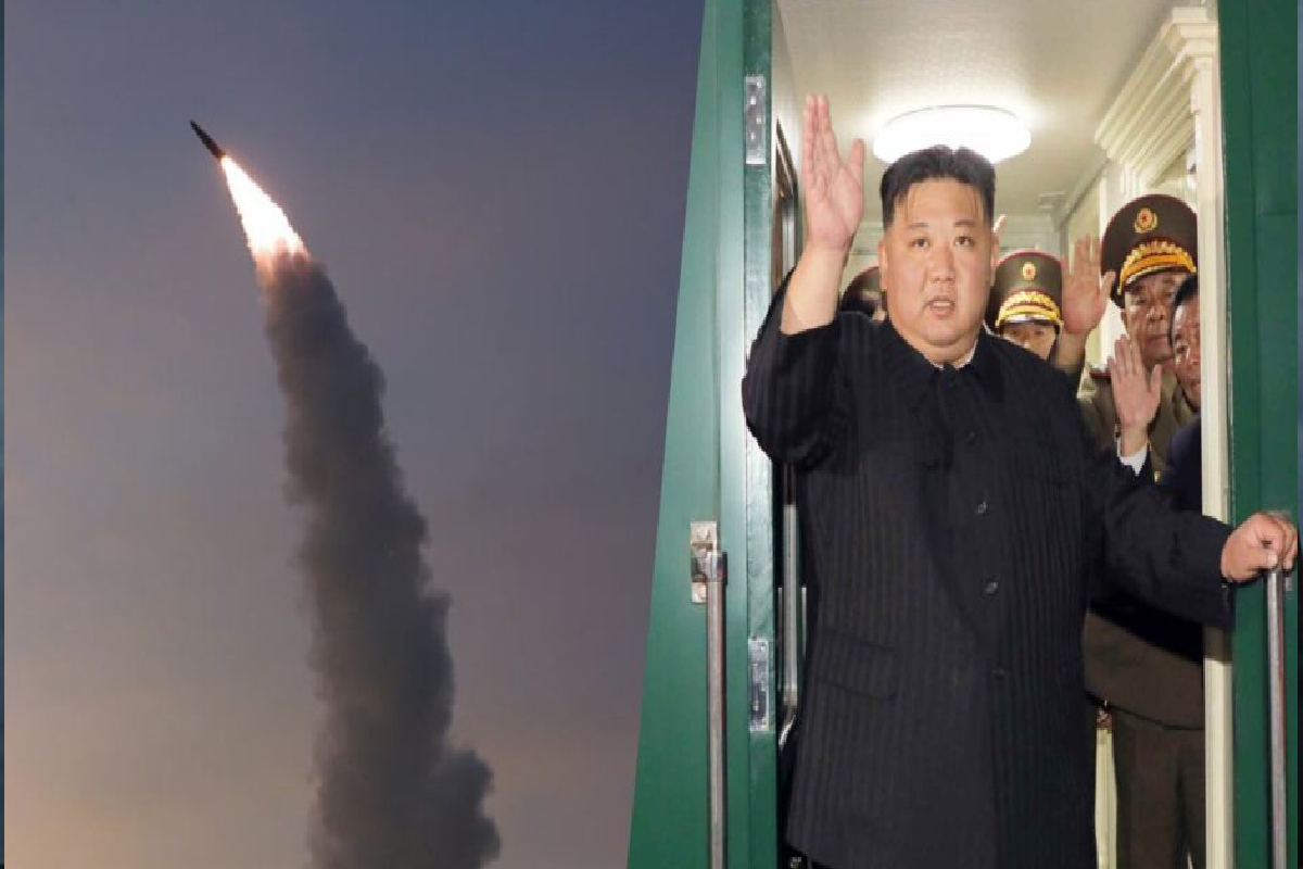 தாக்குதலால் அதிரும் உலகம் ; போர் கப்பல்களை தாக்கும் ஏவுகணைகளை பரிசோதித்த கிம் ஜாங் உன் | Kim Jong Un Conducts Missile Test Raising Fears