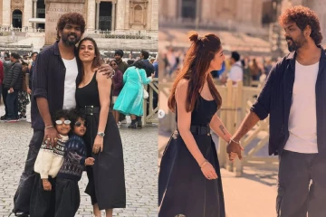 குடும்பத்துடன் வத்திக்கானில் நடிகை நயன்தாரா... வைரலாகும் செம கியூட் புகைப்படங்கள்!