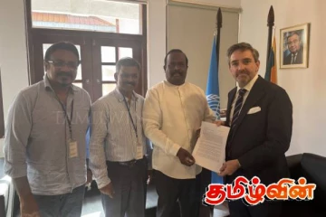 ஐ.நா வதிவிடப் பிரதிநிதியிடம் தமிழ் மக்களின் கையொப்பங்கள் கையளிப்பு!