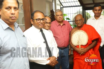 ගම්මන්පිලව අත්අඩංගුවට ගන්න රජය දරන උත්සාහය ගැන රනිල් එක්ක සාකච්චාවක්