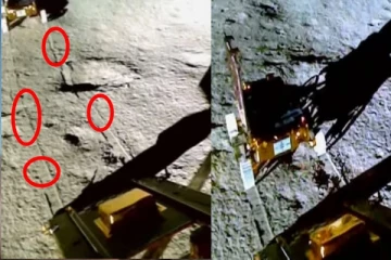 நிலவில் தெளிவாக பதிவிடப்படாத இந்திய சின்னம்: தண்ணீருக்கான சாத்தியக்கூறுகள் என்கிறார் இஸ்ரோ தலைவர்