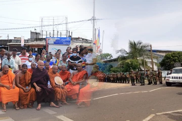 திருகோணமலையில் பதற்றம்: ஆரம்பிக்கப்பட்ட பௌத்த அனுஷ்டானங்கள்