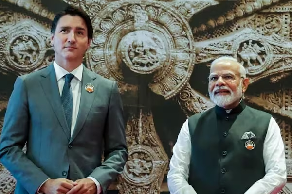 justin trudeau - modi