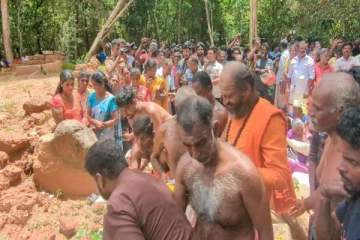 பலத்த பாதுகாப்புக்கு மத்தியில் இடம்பெற்ற குருந்தூர்மலை விசேட பொங்கல் வழிபாடு!