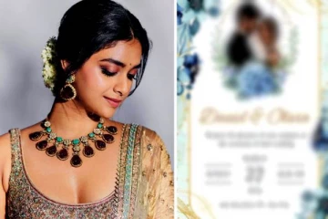 வெளியான கீர்த்தி சுரேஷ் திருமண பத்திரிகை- குவியும் வாழ்த்துக்கள்