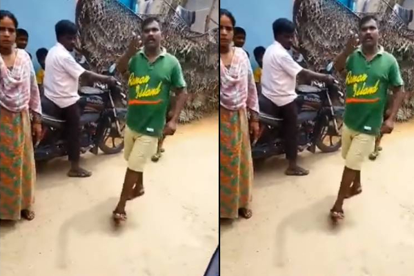 ‘உனக்கு மட்டும் தில்லு இருந்தா... கொரோனா ஊசி போடு பாப்போம்...’ - மிரட்டியவரின் வைரல் வீடியோ - தமிழ்நாடு