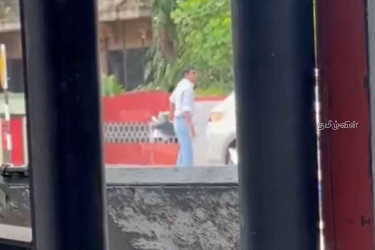 பதாகைக்கு செருப்பு மாலை அணிவித்த மர்ம நபர்கள்..! கிழித்து எடுத்து சென்ற அர்ச்சுனா எம்பி | A Shoe Garland For Archchuna In Jaffna பதாகைக்கு செருப்பு மாலை அணிவித்த மர்ம நபர்கள்..! கிழித்து எடுத்து சென்ற அர்ச்சுனா எம்பி | A Shoe Garland For Archchuna In Jaffna