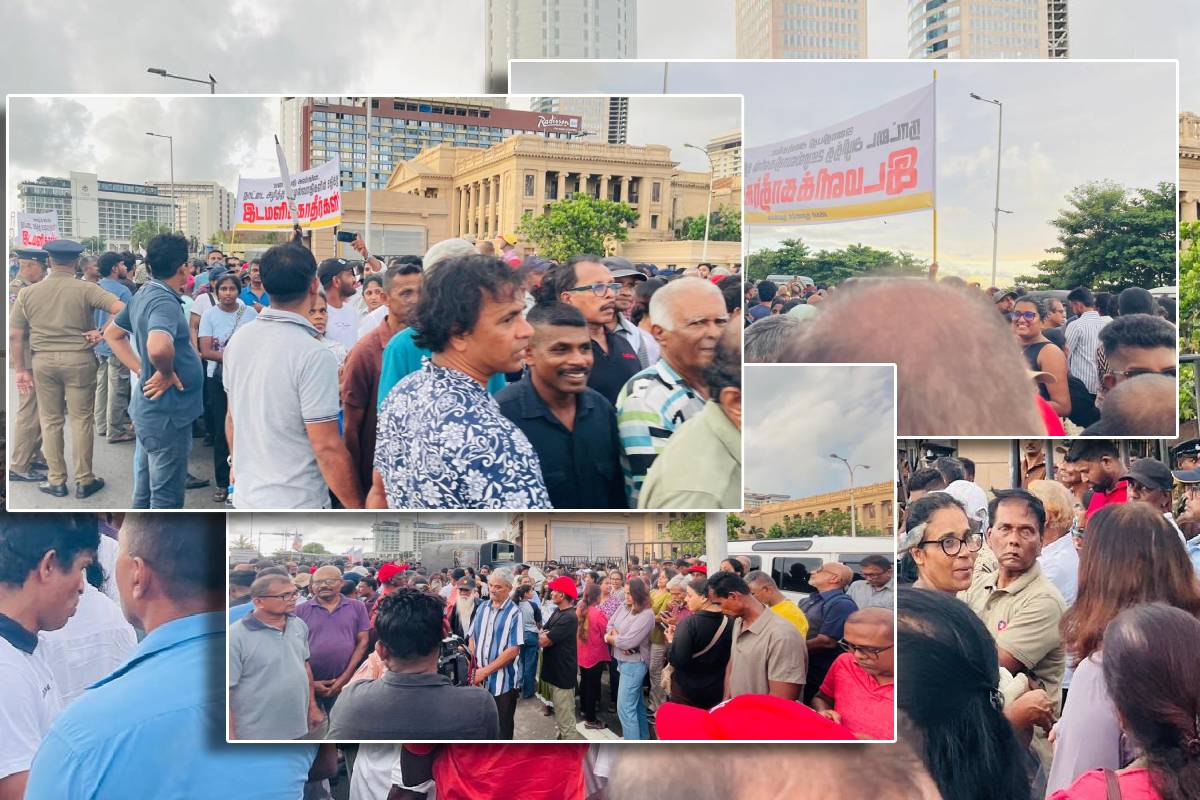 ஊழல் மற்றும் போதைப்பொருள் கடத்தலுக்கு எதிராக கொழும்பில் ஆர்ப்பாட்டம்