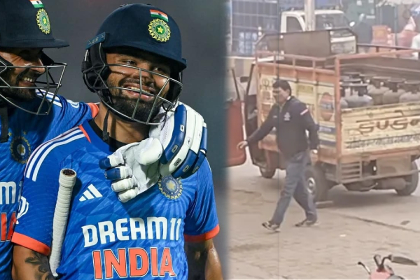 சிலிண்டர் டெலிவரி செய்யும் தந்தை; 'சொன்னா கேக்க மாட்டாரு” - இந்திய வீரர் நெகிழ்ச்சி! - தமிழ்நாடு