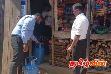 அதிக விலைக்கு விற்பனை செய்ய வைத்திருந்த சமையல் எரிவாயு கொள்கலன்கள் மீட்பு