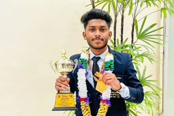 ஆசிய 'வூசு' போட்டியில் தங்கப்பதக்கம் வென்ற இலங்கை தமிழன்
