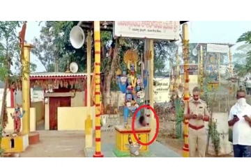 காளி தேவி சிலையின் காலடியில் கிடந்த துண்டிக்கப்பட்ட மனித தலை - அதிர்ச்சி சம்பவம்