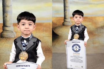 இரண்டரை வயதுடைய இலங்கை சிறுவனின் உலக சாதனை! குவியும் பாராட்டுக்கள்(Photo)