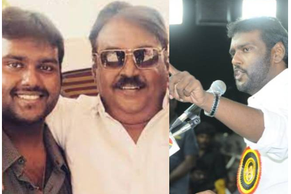 கெத்தா, மாஸா, கேப்டன் மகனா ஓஹோ... அப்பா ஓய்வெடுக்கட்டும், இனி நான் தான் எல்லாம்! | Captain Son Vijayaprabakaran Byte Virudhunagar