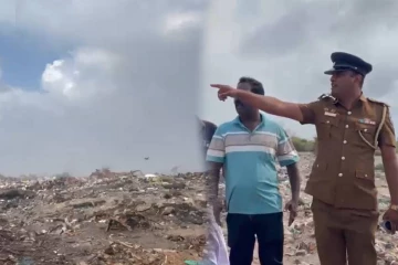 யாழ்ப்பாணம்- கல்லுண்டாய் குப்பை மேட்டில் தீ: மக்கள் தொடர் போராட்டம்