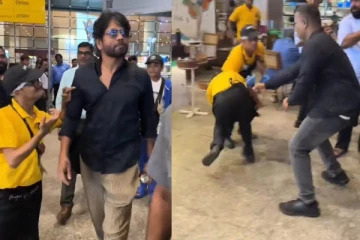 பெரியவரை தள்ளிவிட்ட பாதுகாவலர்.. கண்டுகொள்ளாமல் சென்ற நாகர்ஜுனா, தனுஷ்! - அதிர்ச்சி வீடியோ