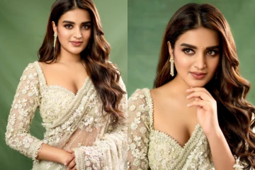 சேலையில் கவர்ச்சி.. நடிகை நிதி அகர்வால் லேட்டஸ்ட் போட்டோஷூட்