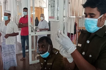 காத்தான்குடியில் இரண்டாவது தடுப்பூசி போடும் நடவடிக்கை ஆரம்பம்