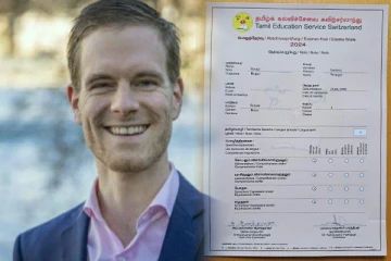 தமிழ் பரீட்சையில் சித்திப்பெற்று பலரையும் திரும்பி பார்க்க வைத்துள்ள சுவிற்சர்லாந்து பிரஜை