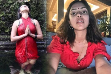குளத்தில் குளிக்கும் புகைப்படத்தை வெளியிட்ட நடிகை அமலா பால்!! வர்ணித்து தள்ளும் ரசிகர்கள்..