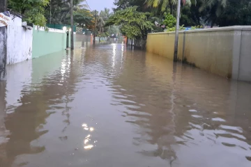 தொடர்மழையினால் யாழ்ப்பாணத்தில் 11 குடும்பங்கள் பாதிப்பு