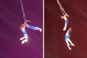 சர்க்கஸ் ஆல் கணவர் கண்முன்னே பரிதாபமாக உயிரிழந்த மனைவி