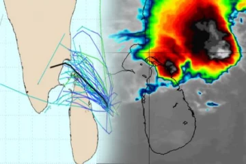 முல்லைத்தீவு நோக்கி மெதுவாக நகரும் தாழமுக்கம் ; வடக்கு முழுவதும் கனமழை அபாயம்