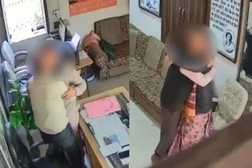 பள்ளியில் பெண் ஆசிரியையுடன் தலைமை ஆசிரியர் செய்த அசிங்கம் - வீடியோ பரவியதால் நடவடிக்கை