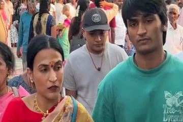 தன் மகனுடன் கோவிலுக்கு வந்த ஜஸ்வர்யா - வைரல் காணொளி