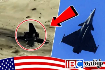 அமெரிக்காவில் கீழே விழுந்து நொறுங்கிய போர் விமானம்...!