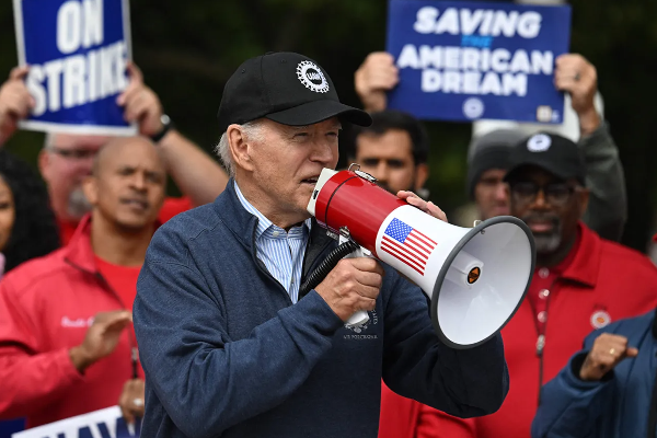 Biden meet with protesters