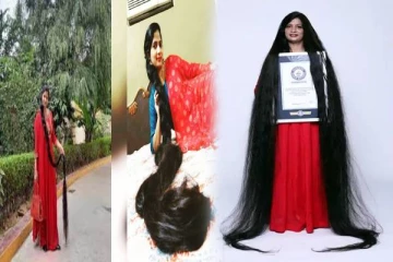 உலகில் மிக நீளமான கூந்தல் கொண்ட இந்தியப் பெண்... கின்னஸ் சாதனை