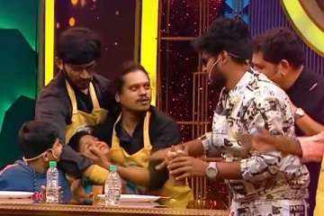 குக் வித் கோமாளி உணவை சாப்பிட்டு மயங்கி விழுந்த சிறுவன்! வைரல் வீடியோ