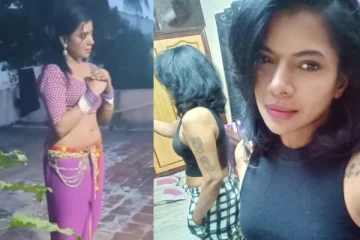 மொட்டை மாடியில் சில்க் போல கிளாமர் போஸ் கொடுத்த நடிகை காஜல் பசுபதி! வைரலாகும் வீடியோ