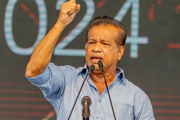 பௌத்த மாநாடு படுதோல்வி! சஜித் தொடர்பில் அமைச்சர் லால்காந்தவின் நையாண்டி பேச்சு | Buddhist Conference Lost Sajith Will Sit Protest