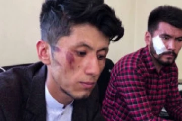 பத்திரிகையாளர்களை கடுமையாக தாக்கிய தாலிபான்கள்