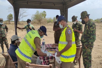 கிளிநொச்சியில் இராணுவ சீருடையுடன் மனித எச்சங்கள் மீட்கப்பட்ட பகுதியில் அகழ்வு பணி நிறைவு
