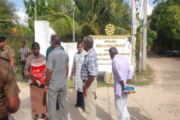 உறுதியாக நின்ற மக்களால் இரண்டாவது தடவையும் நின்றுபோன தையிட்டி காணி அளவீடு