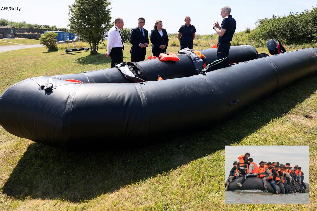 migrant smugglers using mega dinghies to reach uk migrant smugglers using mega dinghies to reach uk