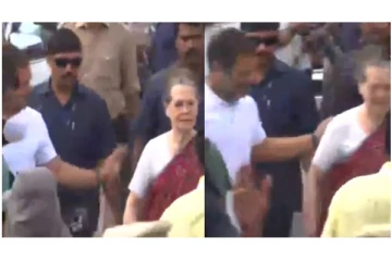 நடந்தது போதும்மா... ஓய்வெடுங்கள்... பாத யாத்திரையில் தாயிடம் பாசம் காட்டிய ராகுல் காந்தி - வைரலாகும் வீடியோ