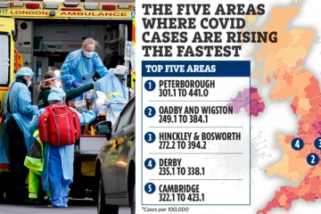 பிரித்தானியாவில் அதிக கோவிட்  - 19 ஆபத்துள்ள பகுதிகள்! - வெளியான அறிவிப்பு