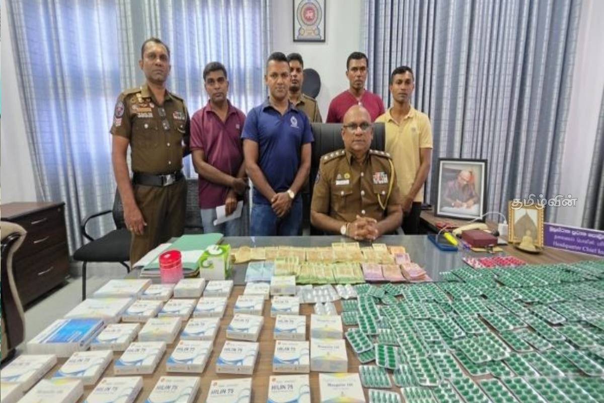 மருந்தக பணியாளர் வீட்டில் 3000 போதை மாத்திரை - சோதனையில் சிக்கிய லட்சக்கணக்கான பணம் | 3000 Narcotic Pills Found In Pharmacy Employee