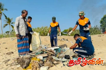கடற்கரையை சுத்தப்படுத்தி அழகுபடுத்திய இராணுவத்தினர்