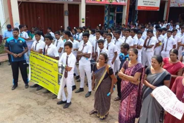 யாழில் முன்னெடுக்கப்பட்ட விழிப்புணர்வு பேரணி