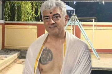 அஜித் நெஞ்சில் குத்தியுள்ள சாமி டாட்டூ இதுதான்..பின்னணி என்ன நடந்தது..